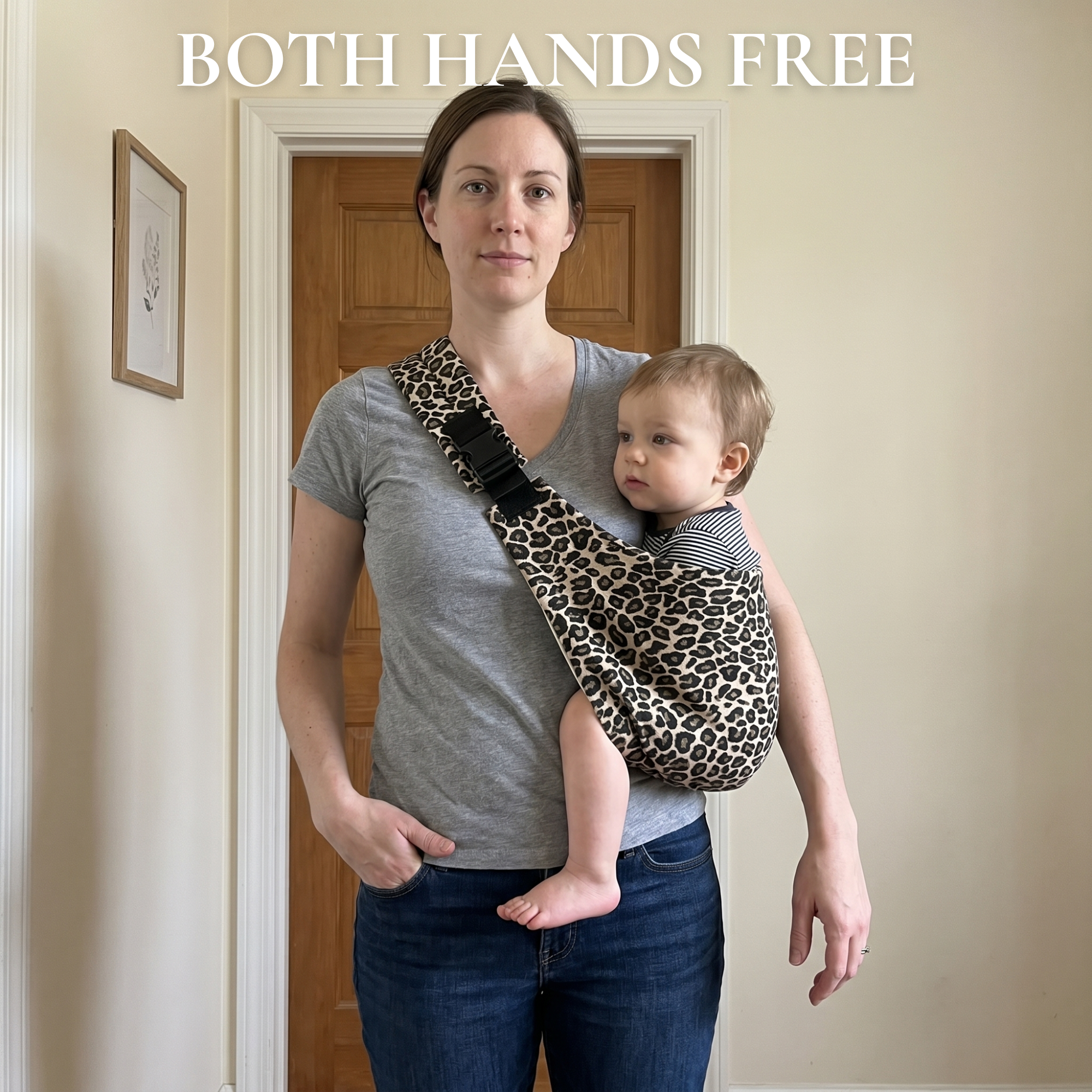 CarryFree One-Shoulder Hip Seat Sling – Hands-Free Toddler Carrier