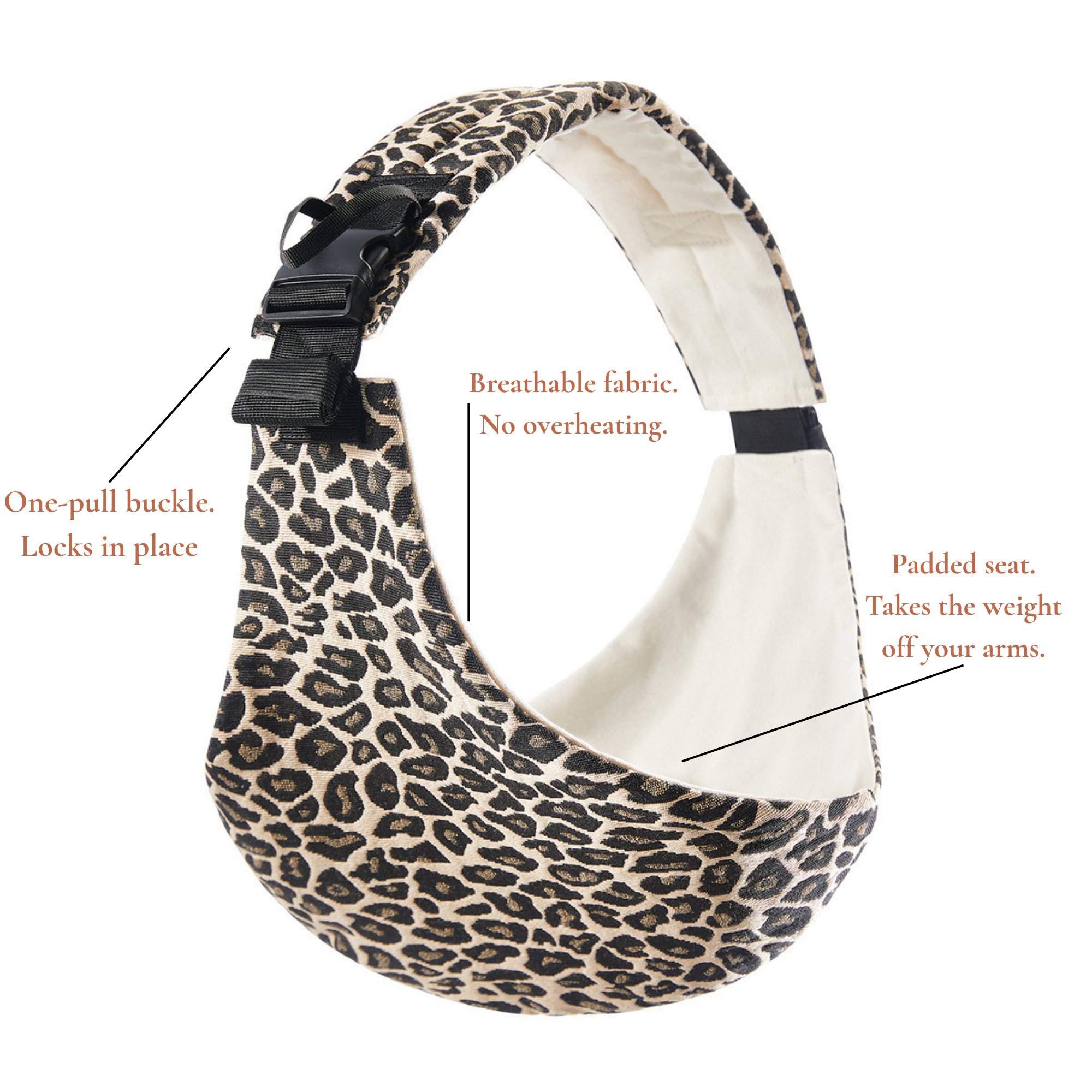 CarryFree One-Shoulder Hip Seat Sling – Hands-Free Toddler Carrier